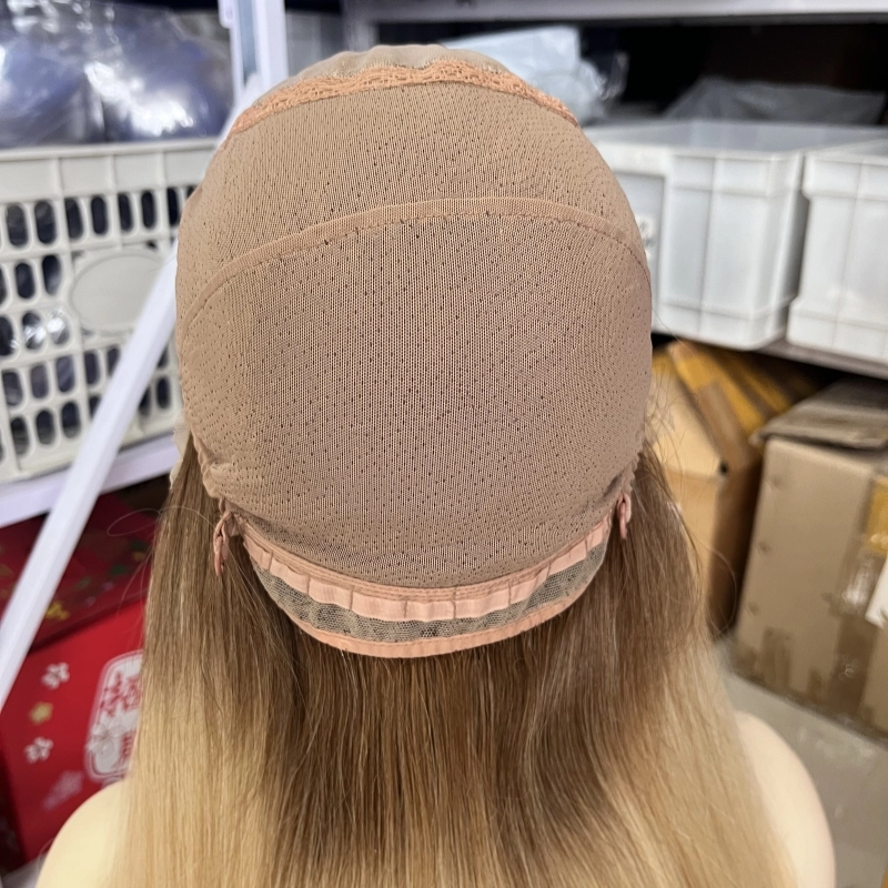 Full lace wig silk top virgin human hair dark root with blonde color YR0034